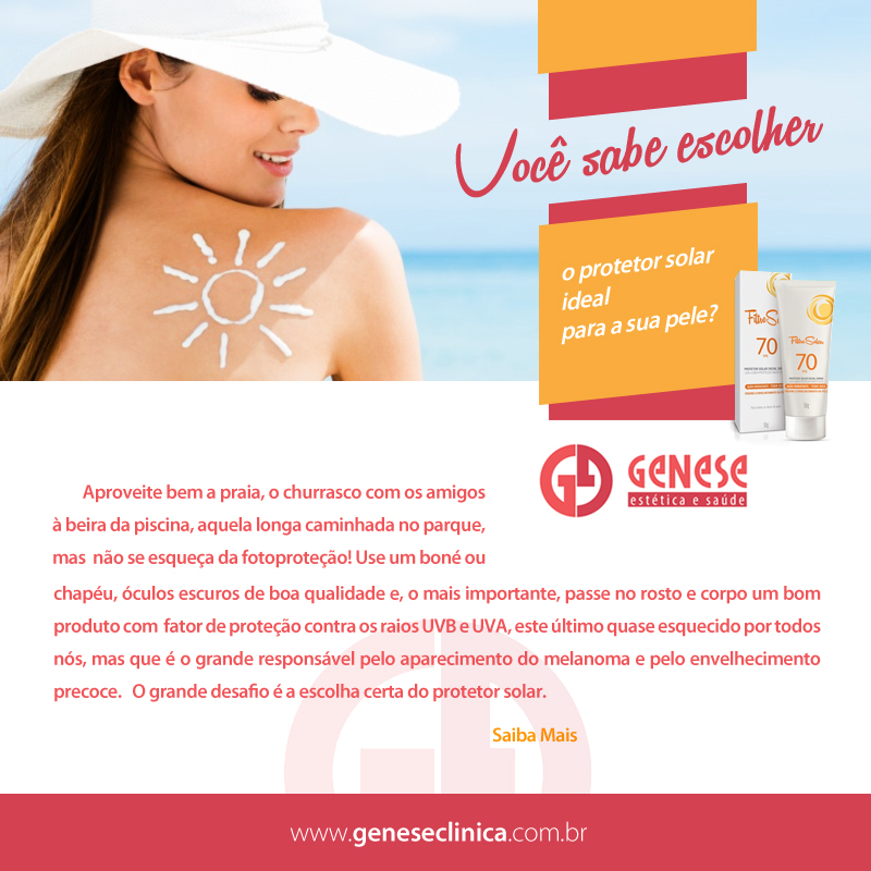 Read more about the article Você sabe escolher o protetor solar ideal para a sua pele?
