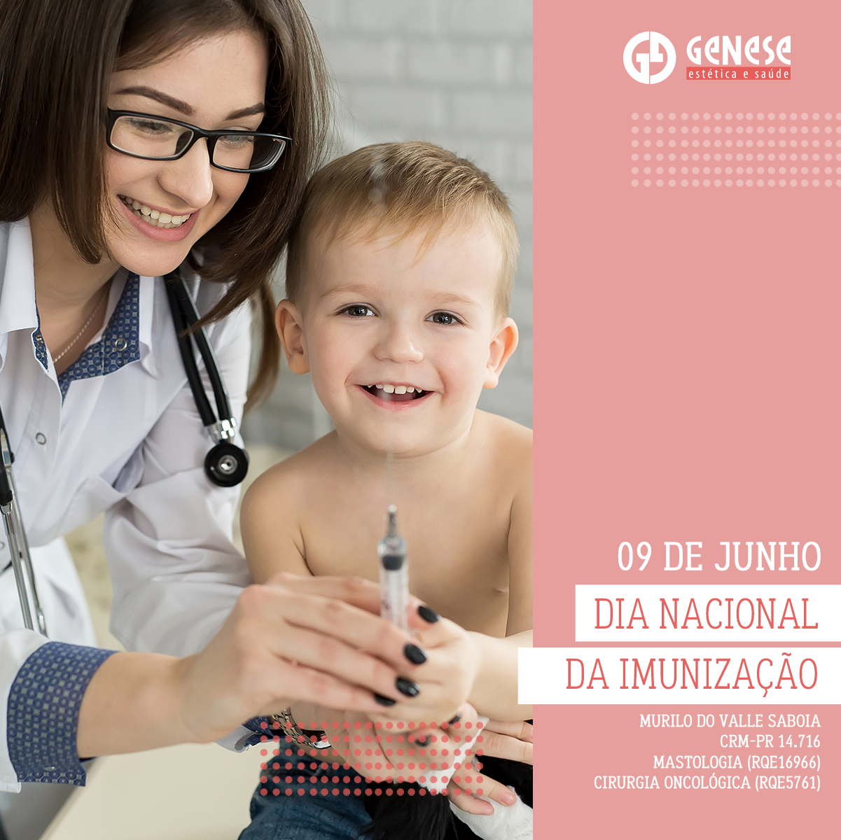 Read more about the article 09 de junho – Dia Nacional da Imunização